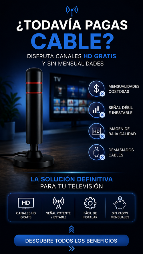Antena digital hd tv