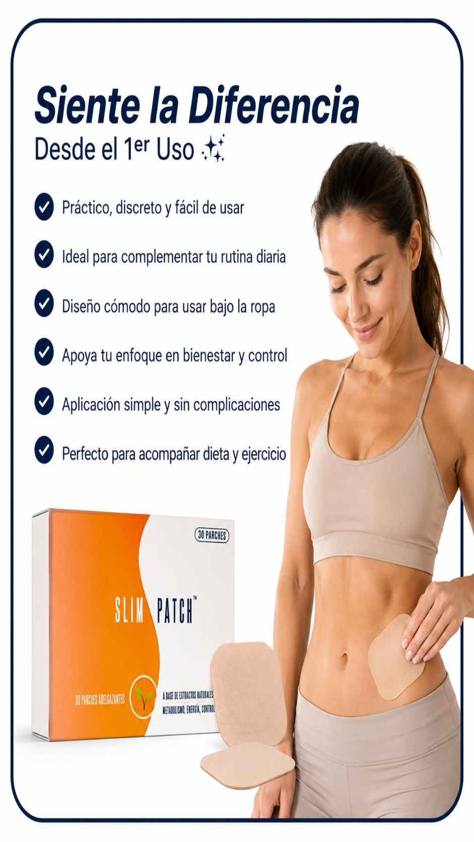 SlimPatch™ Pro – Parche Adelgazante 2x1 para Apoyar tu Rutina de Control de Peso