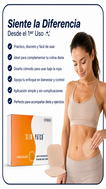 SlimPatch™ Pro – Parche Adelgazante 2x1 para Apoyar tu Rutina de Control de Peso